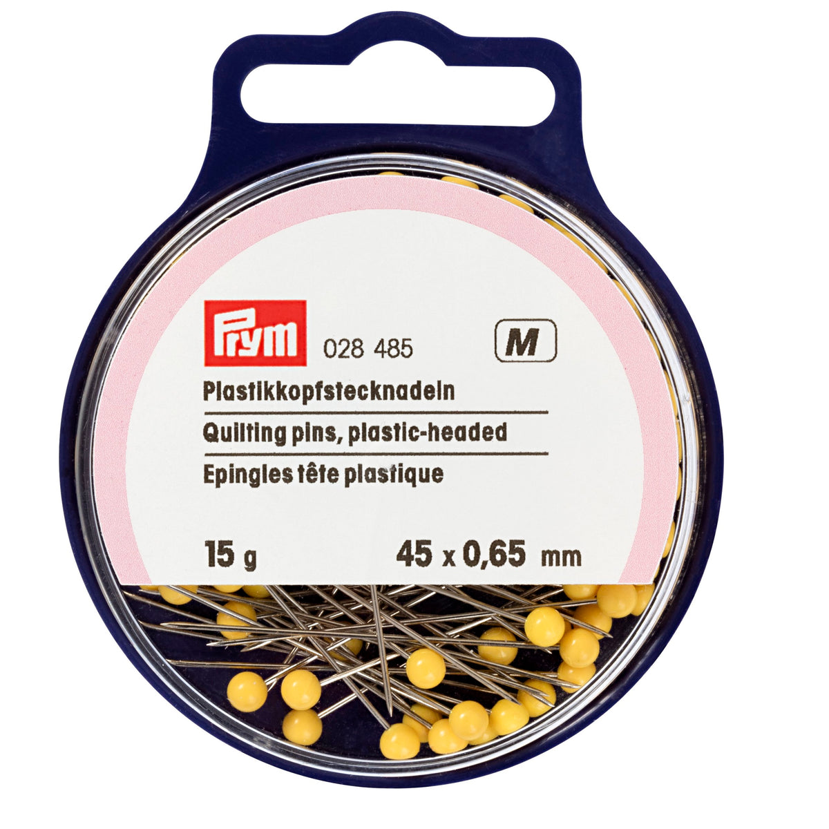 Prym Quilting Pins - Plastic Headed