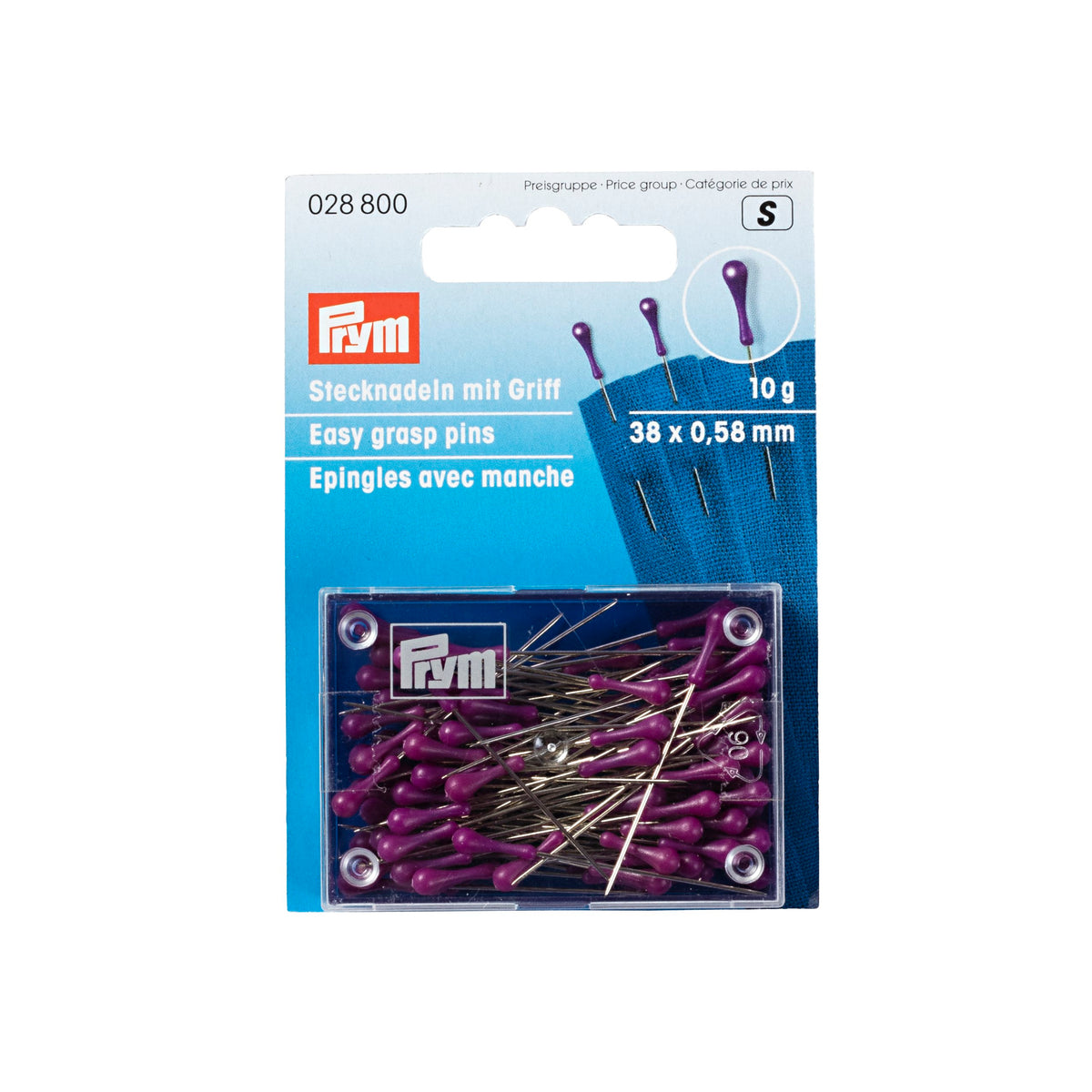 Prym Pins with easy grip