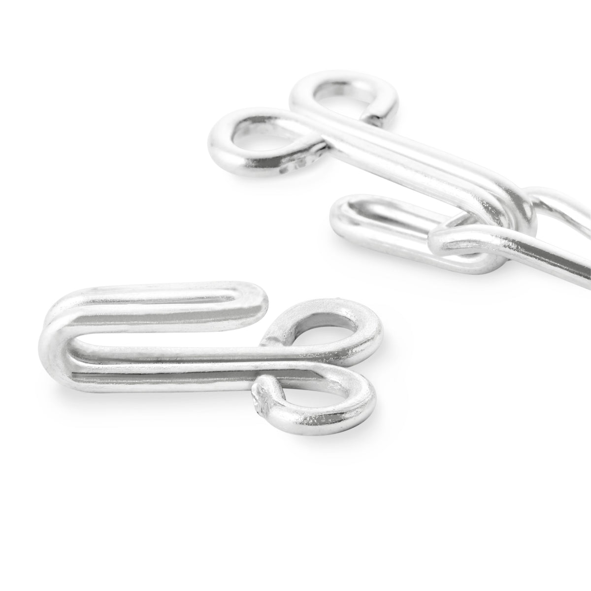 Prym Hooks and eyes, No. 9, silver-coloured