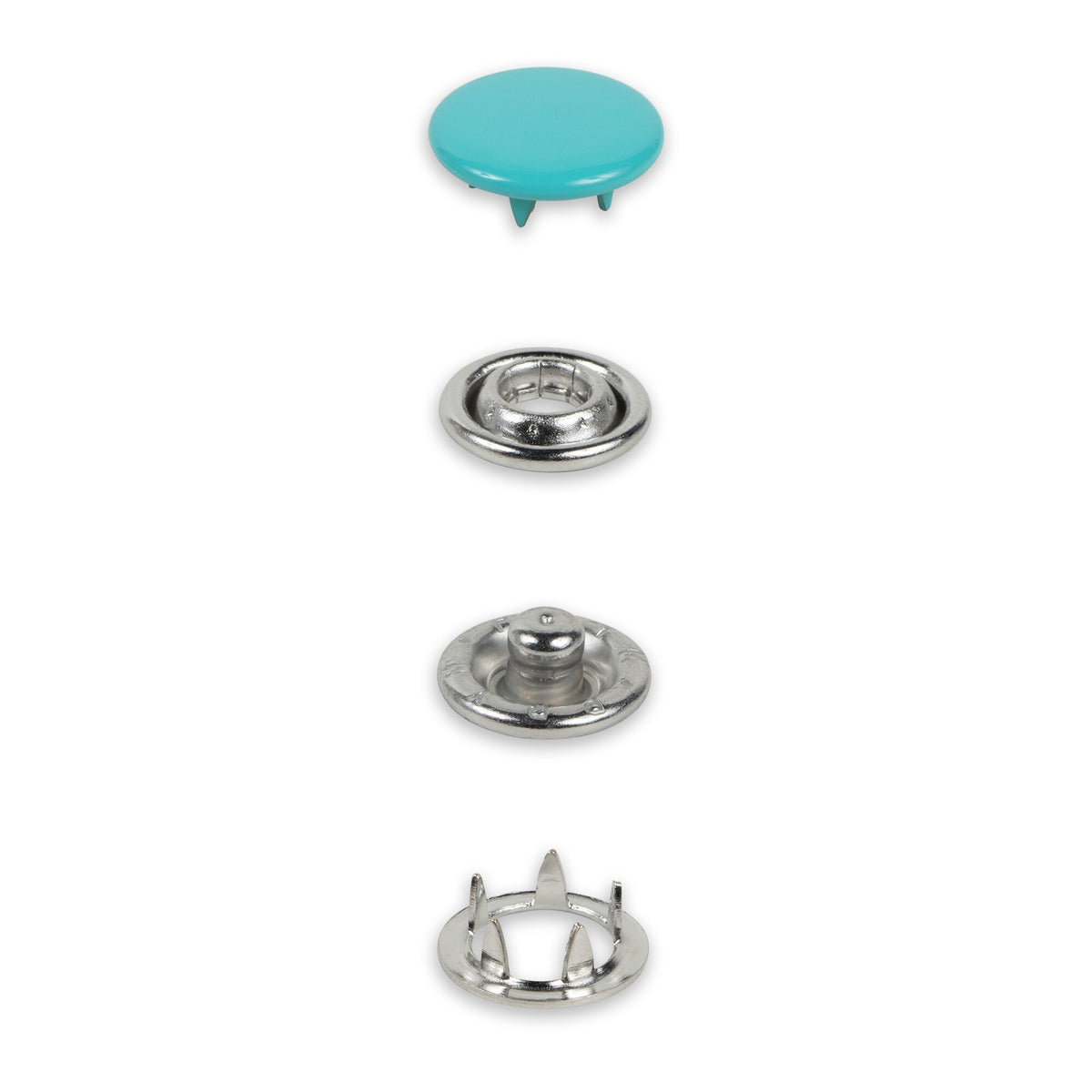 Prym Jersey Press Fasteners, 12mm, Mint