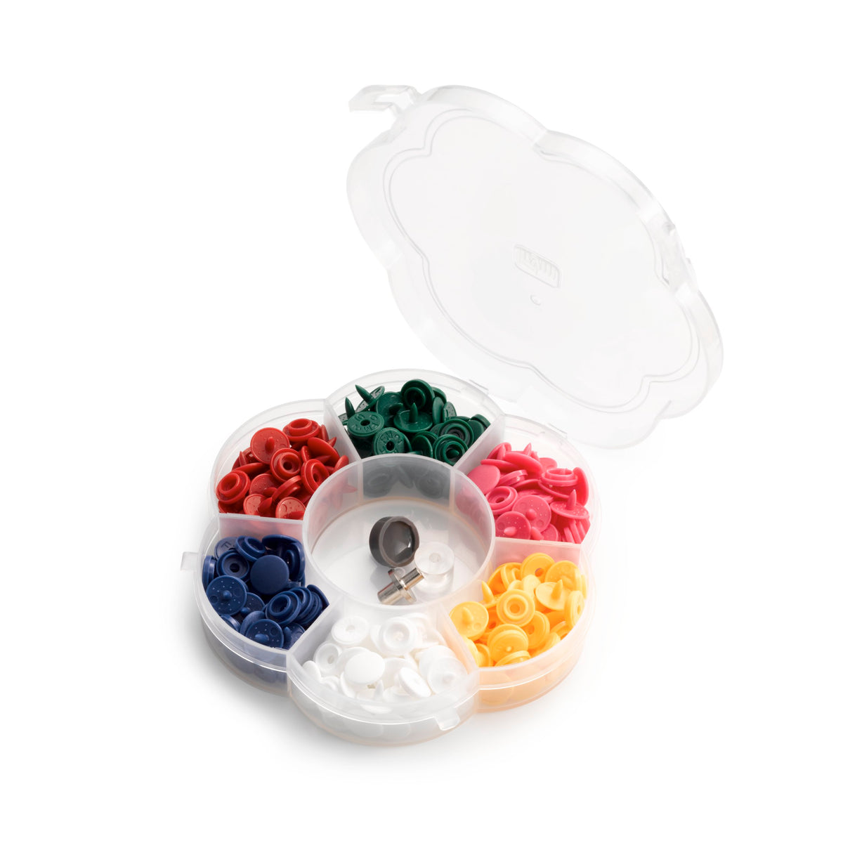 Prym LOVE Press fasteners Colour Snaps Mini Inc. tools set