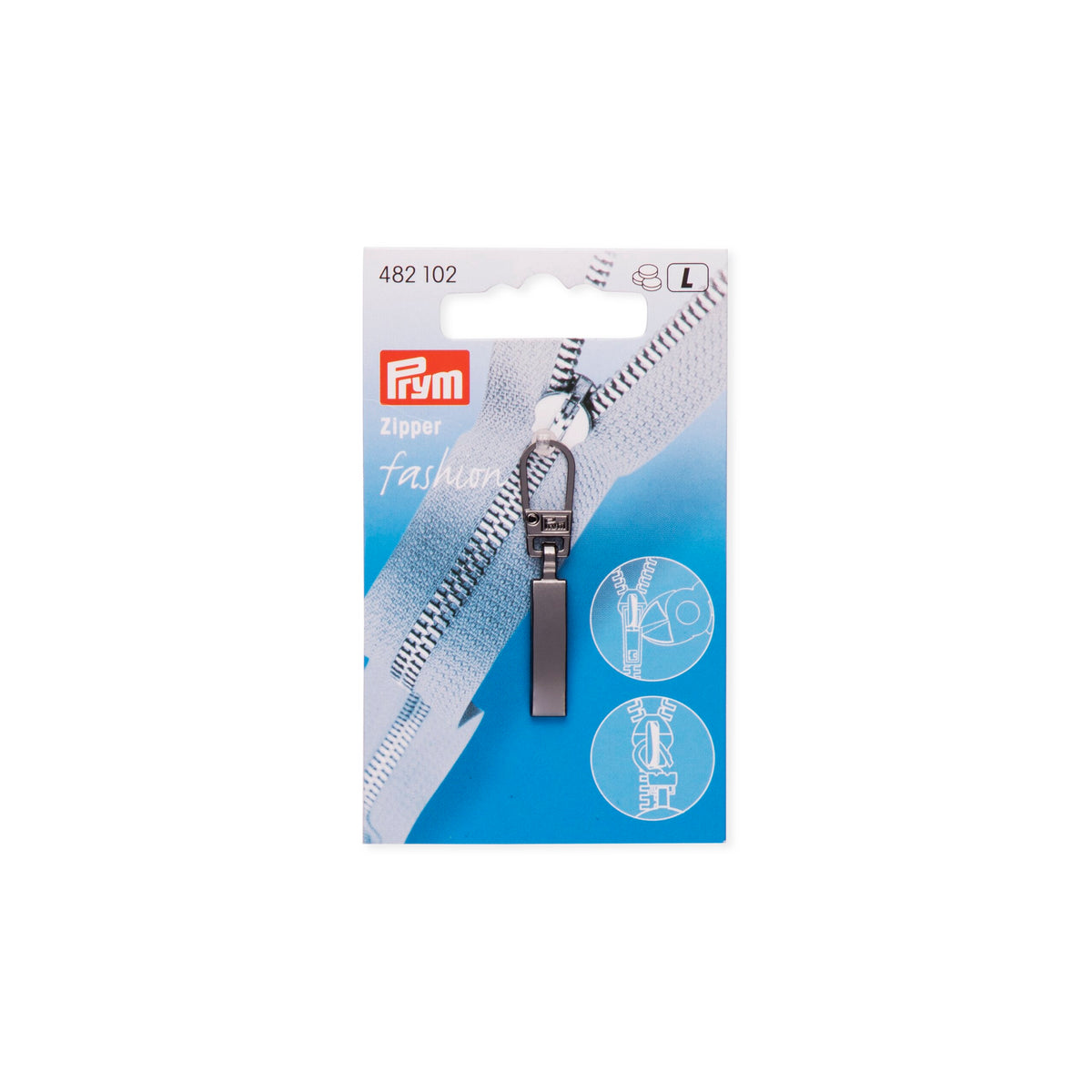 Prym Fashion Zipper puller, classic, gunmetal