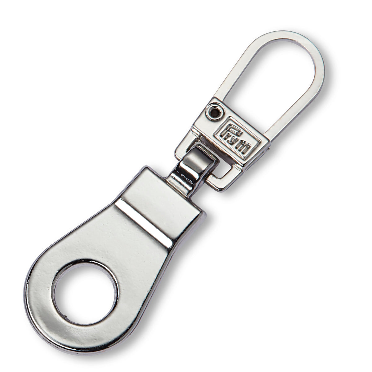 Prym Fashion Zipper puller, eyelet, silver-coloured