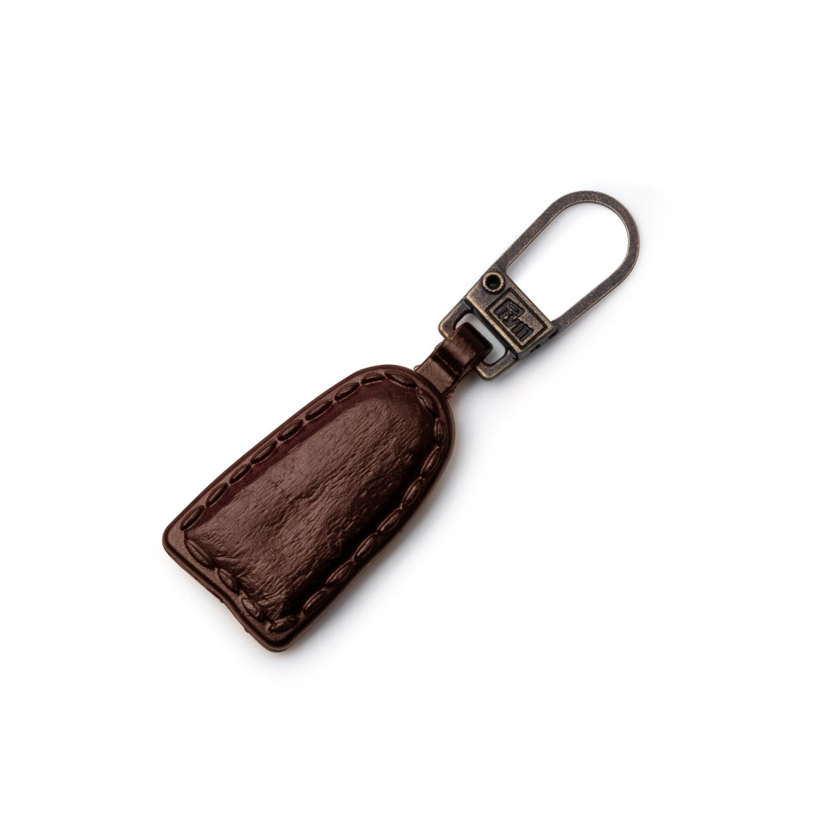 Prym Zip puller leather look brown