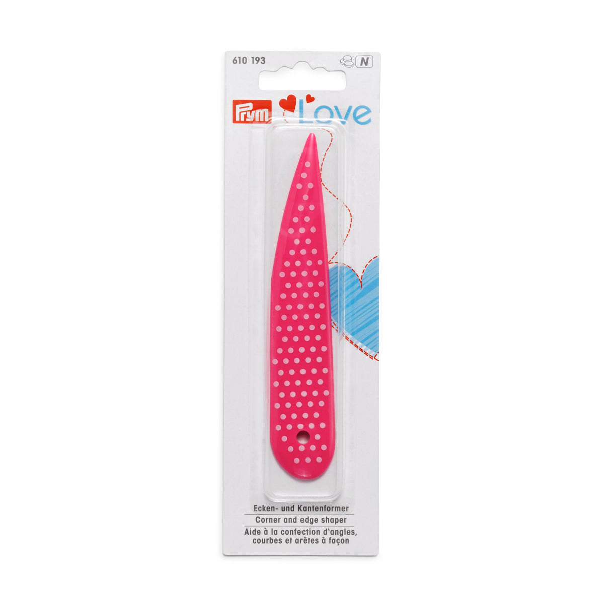 Prym LOVE Corner and edge shaper pink