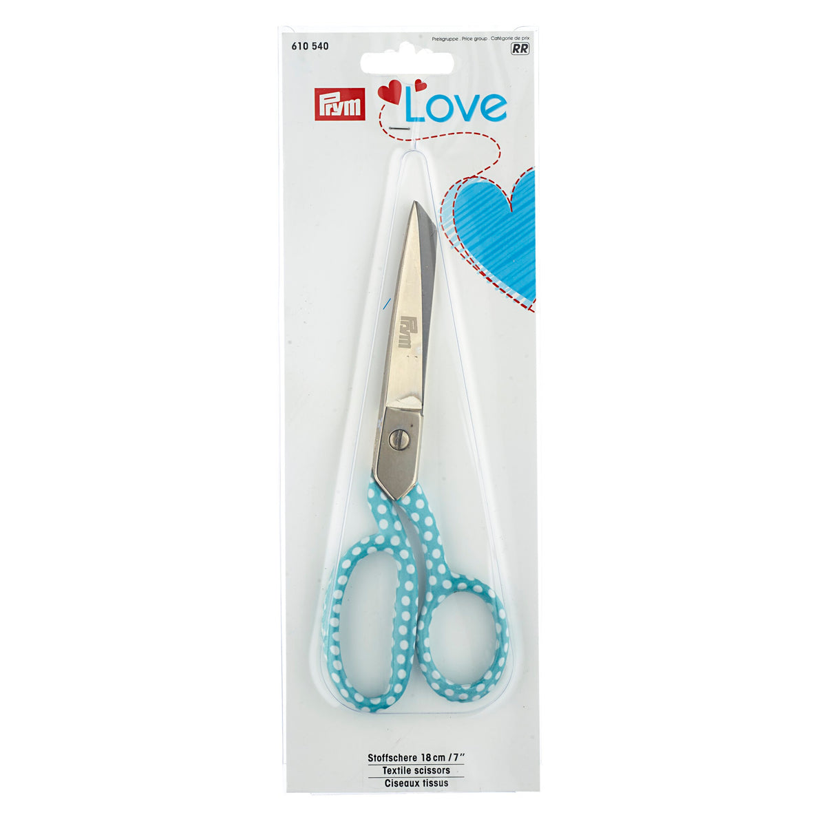 Prym Love Textile scissors, 18 cm / 7"