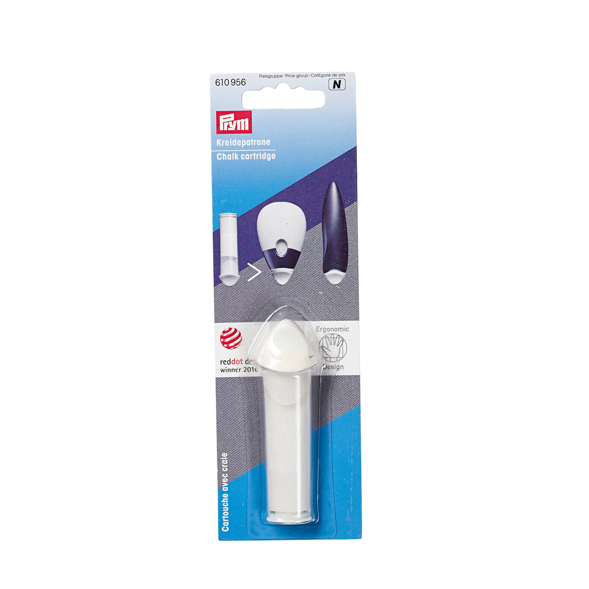 Prym Ergonomics - Chalk cartridges, white