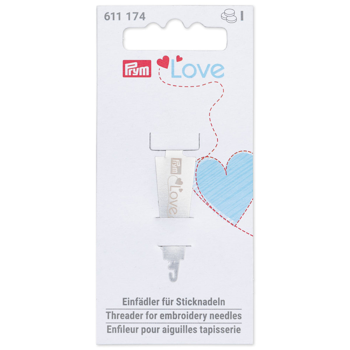 Prym LOVE Threader for embroidery Threads