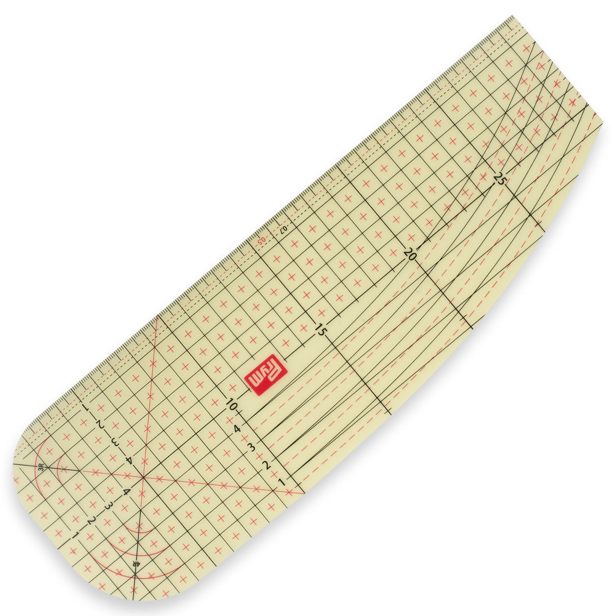 Prym Ironing ruler, transparent, 30 x 10 cm