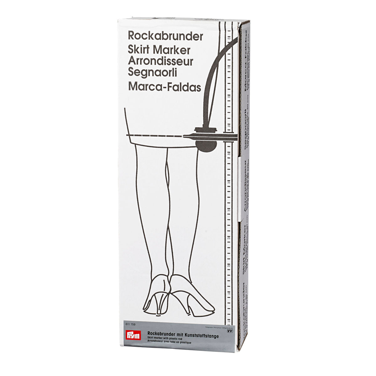 Prym Hem/skirt marker, METAL 80cm