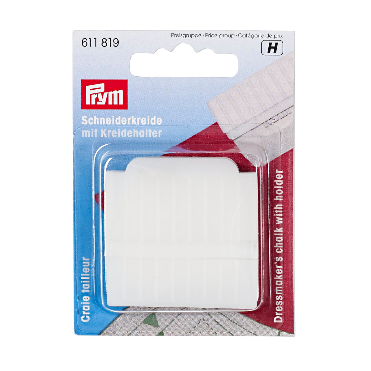 Prym Tailor's chalk, slab with holder