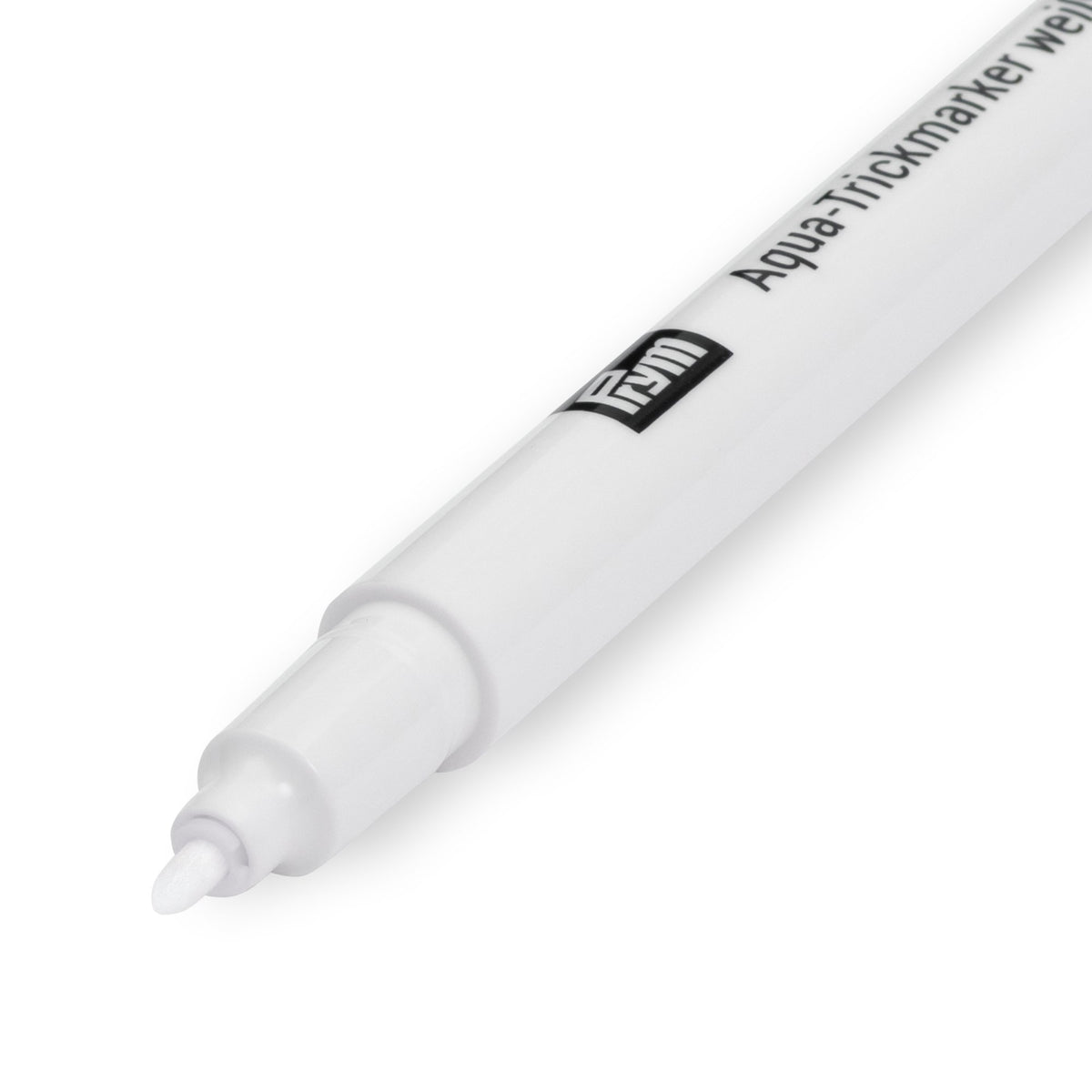 Prym Trick marker Aqua, water-erasable, white
