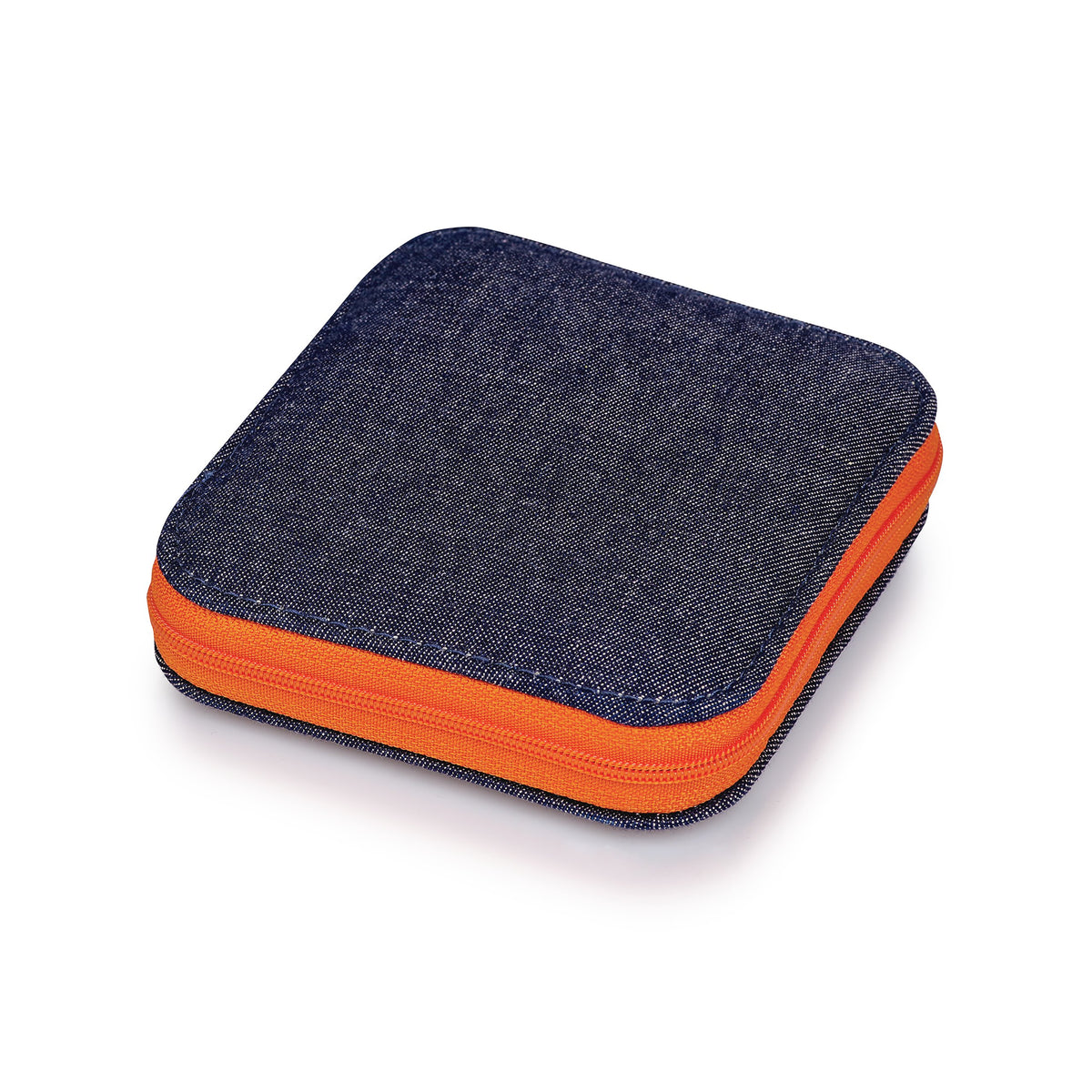 Prym Sewing accessories kit, denim, orange zip fastener