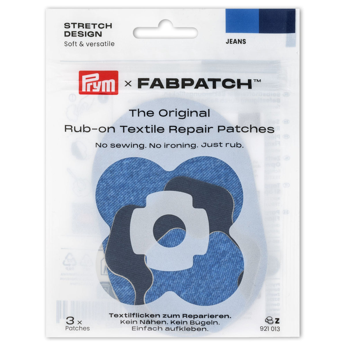 Prym FABPATCH Rub-on Patch STRETCH DESIGN