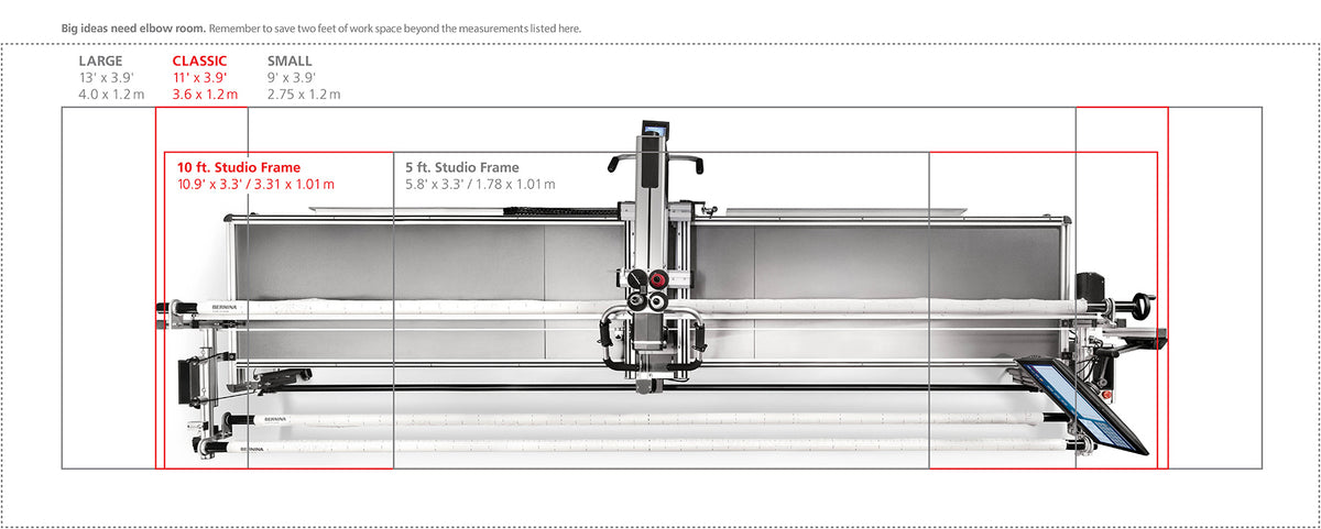 Bernina Q24 Longarm Quilting Machine with Pro Frame