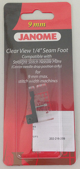 Janome Clear View ¼" Seam Foot