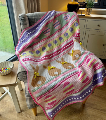Easter Moments Blanket Kit (including pattern)