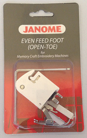 Janome Even Feed Foot - Standard Open-Toe