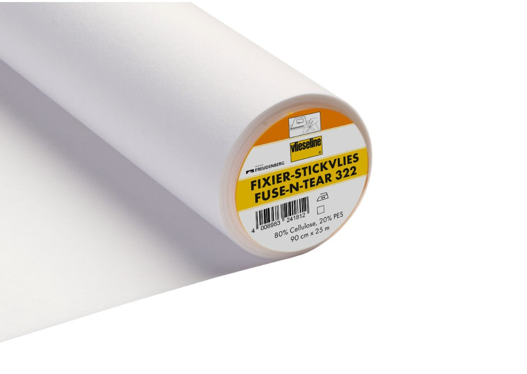 Vilene Iron on Embroidery Backing Fuse-n-Tear (322)