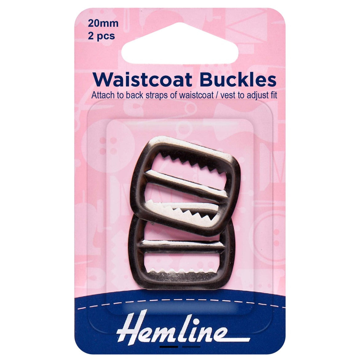 Hemline Waistcoat Buckles