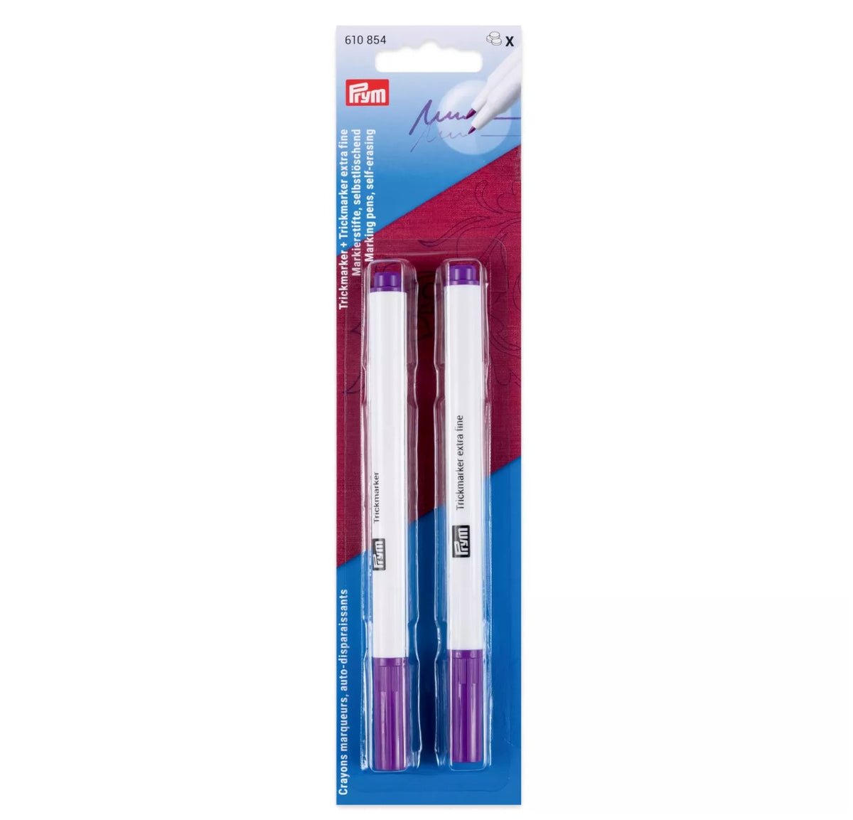 Prym Trick Markers, self-erasing standard & Extra Fine