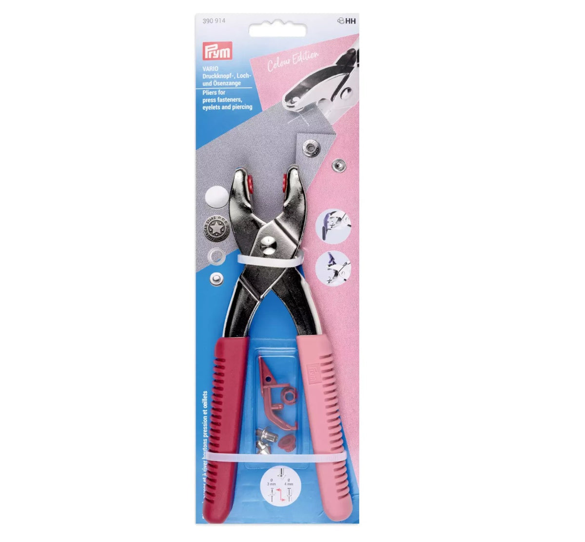 Prym VARIO pliers Berry - Colour Edition