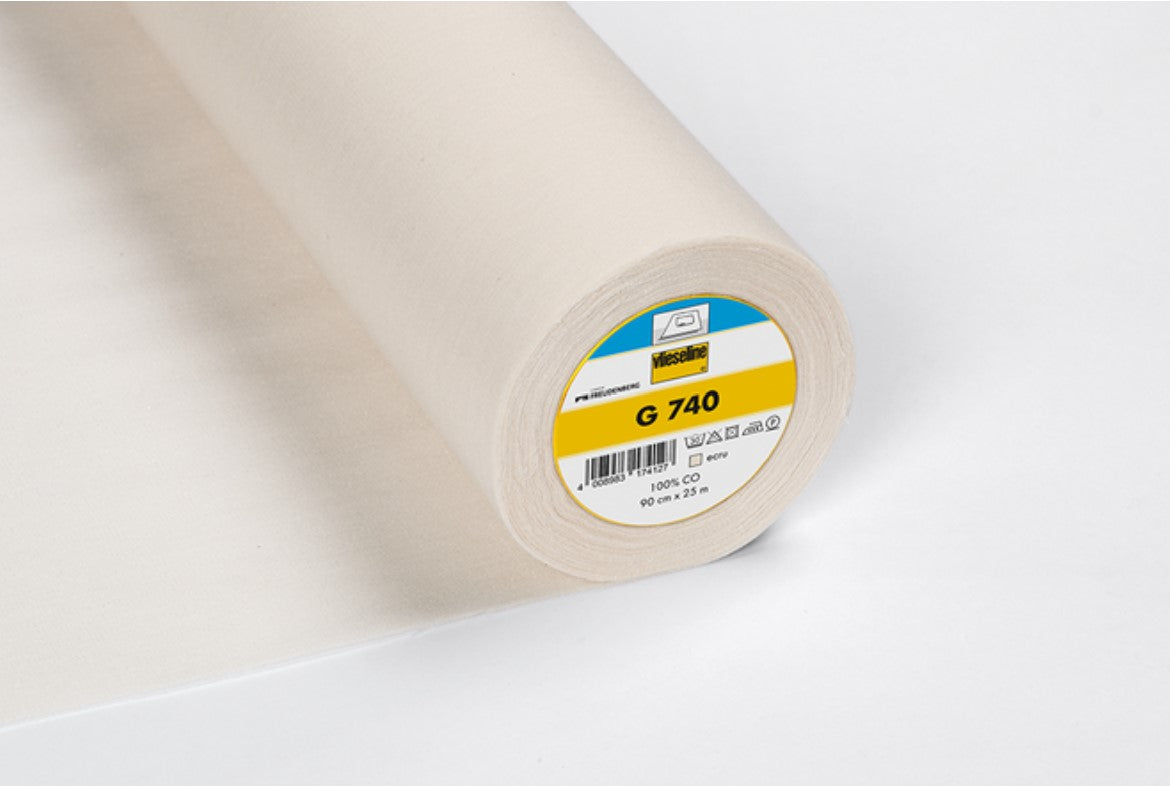 Vilene Interlining: Medium: Brushed Cotton: Woven Ecru (G 740)