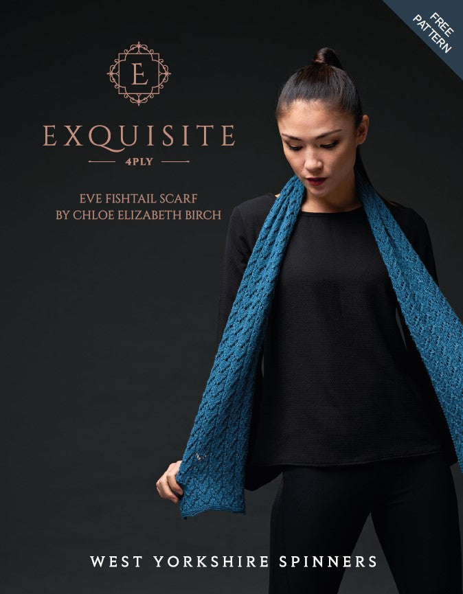 WYS Eve Fishtail Scarf Pattern (free downloadable pdf)
