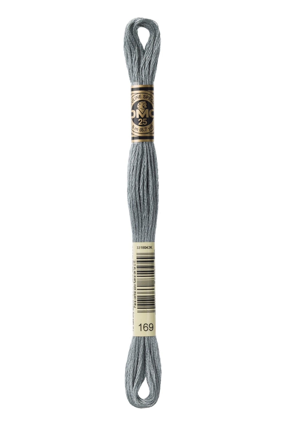 DMC Mouliné Stranded Cotton 169 Pewter Light