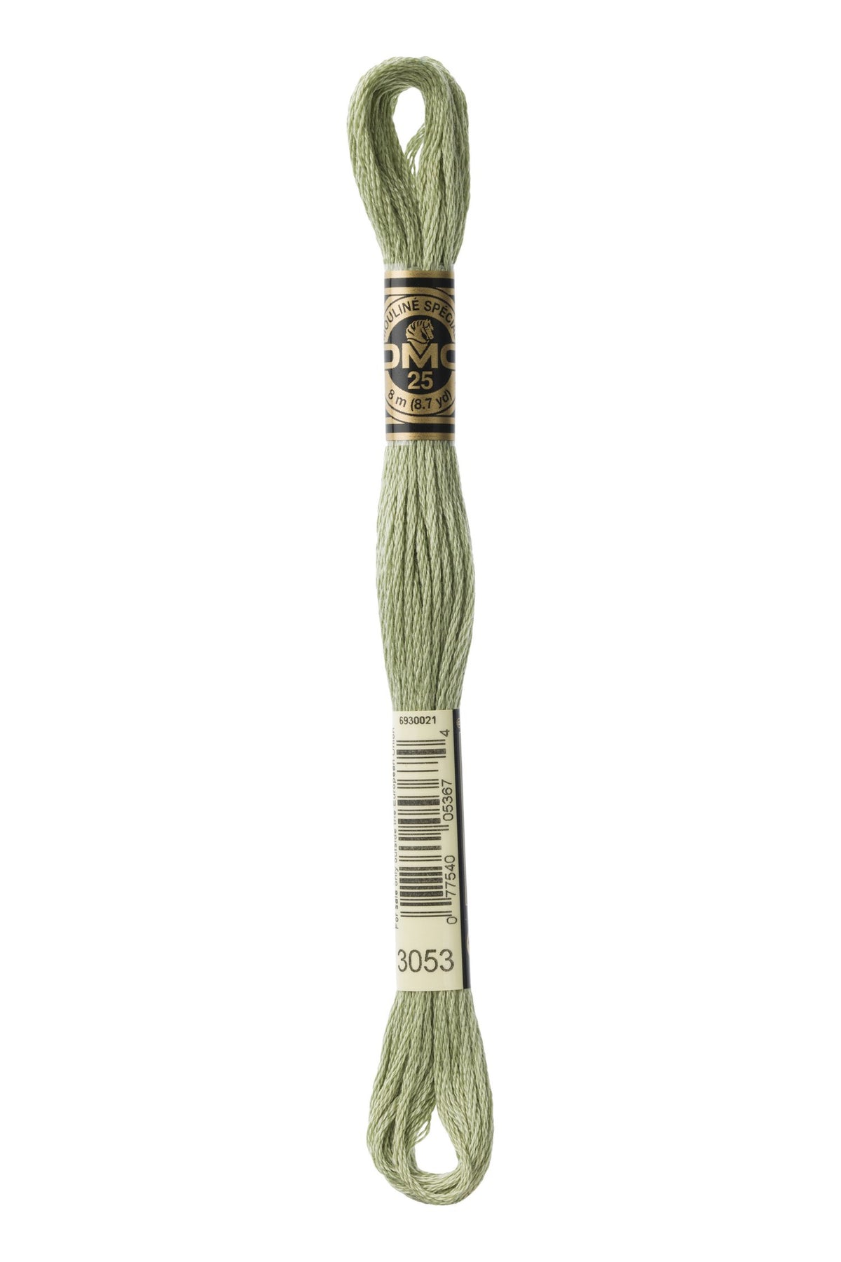 DMC Mouliné Stranded Cotton 3053 Green Gray