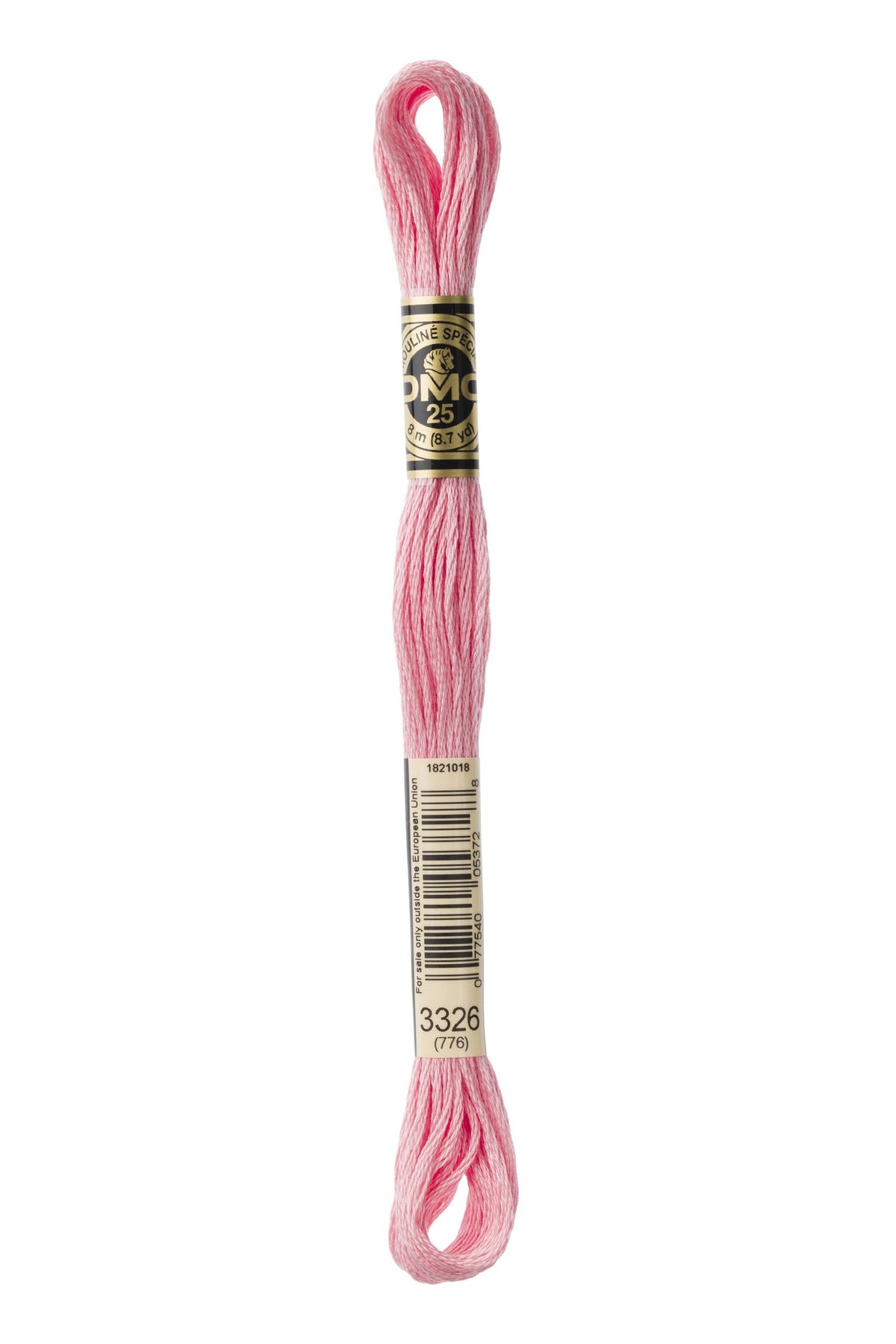 DMC Mouliné Stranded Cotton 3326 Rose Light