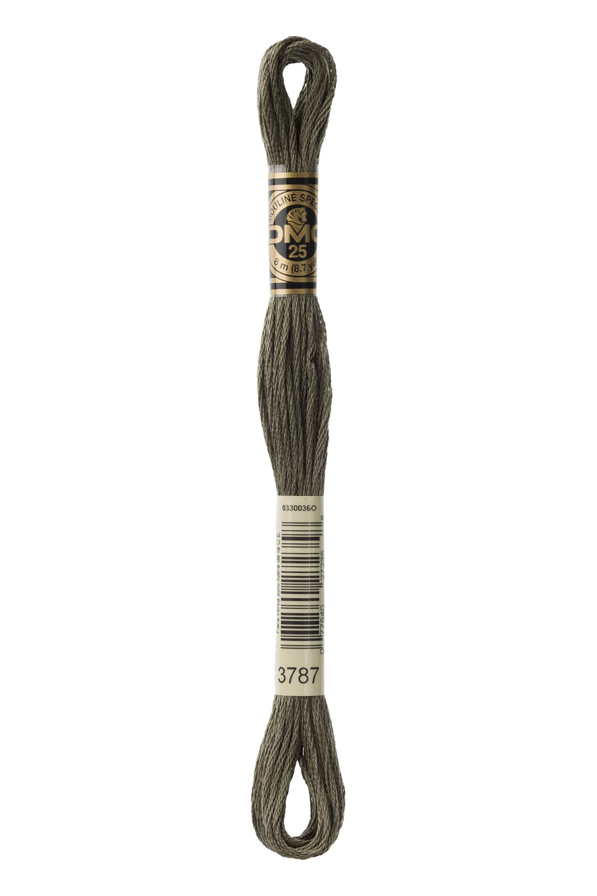 DMC Mouliné Stranded Cotton 3787 Brown Gray Dark