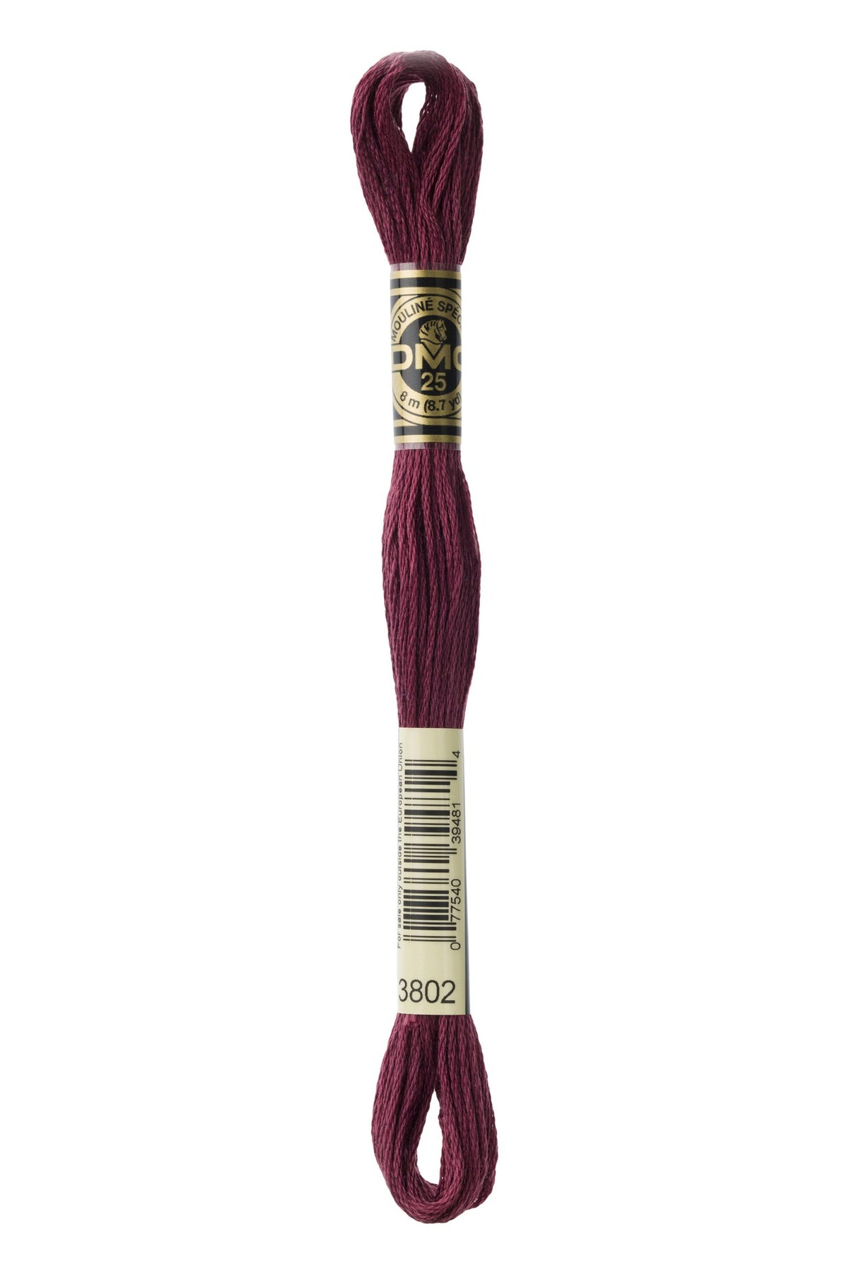 DMC Mouliné Stranded Cotton 3802 Antique Mauve Very Dark