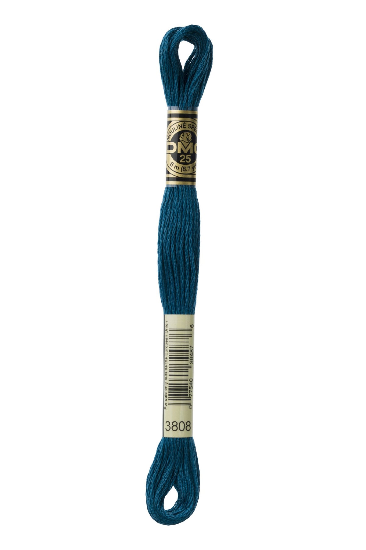 DMC Mouliné Stranded Cotton 3808 Turquoise Ultra Very Dark