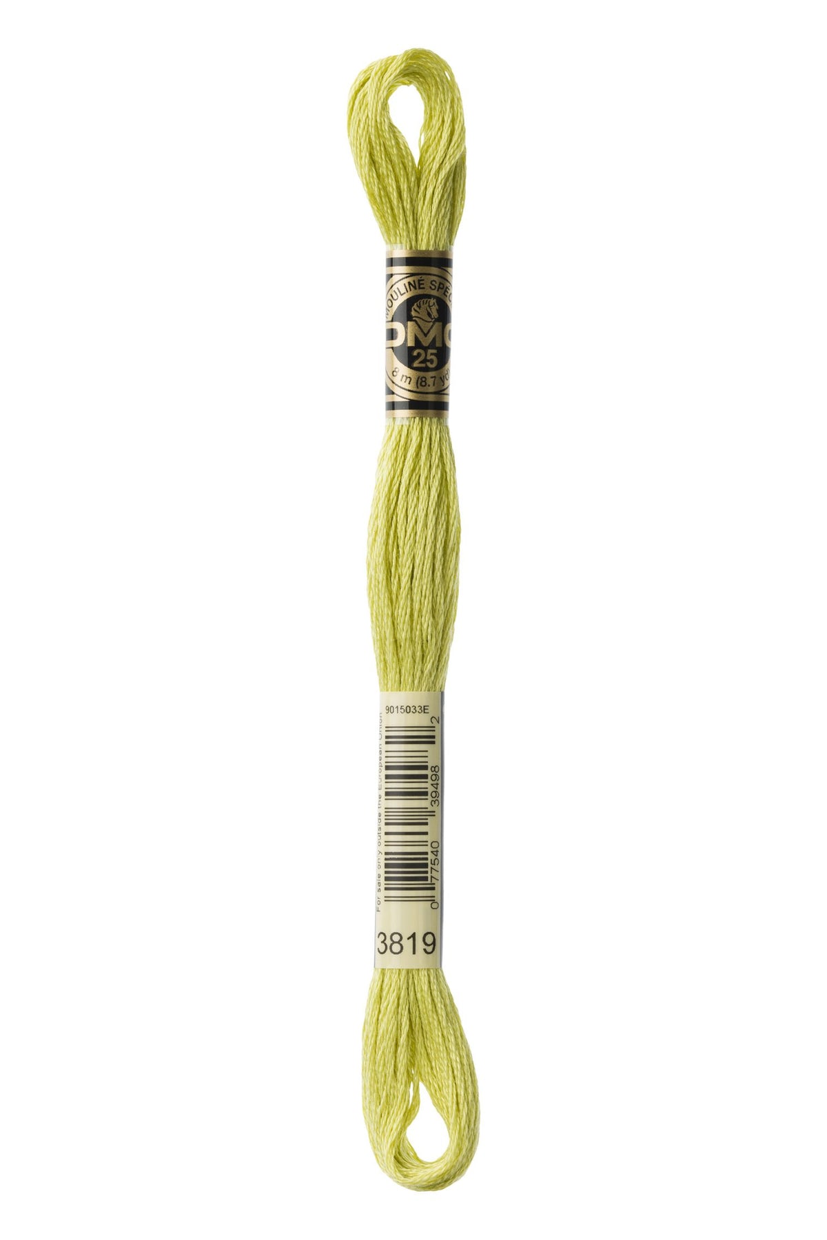 DMC Mouliné Stranded Cotton 3819 Moss Green Light