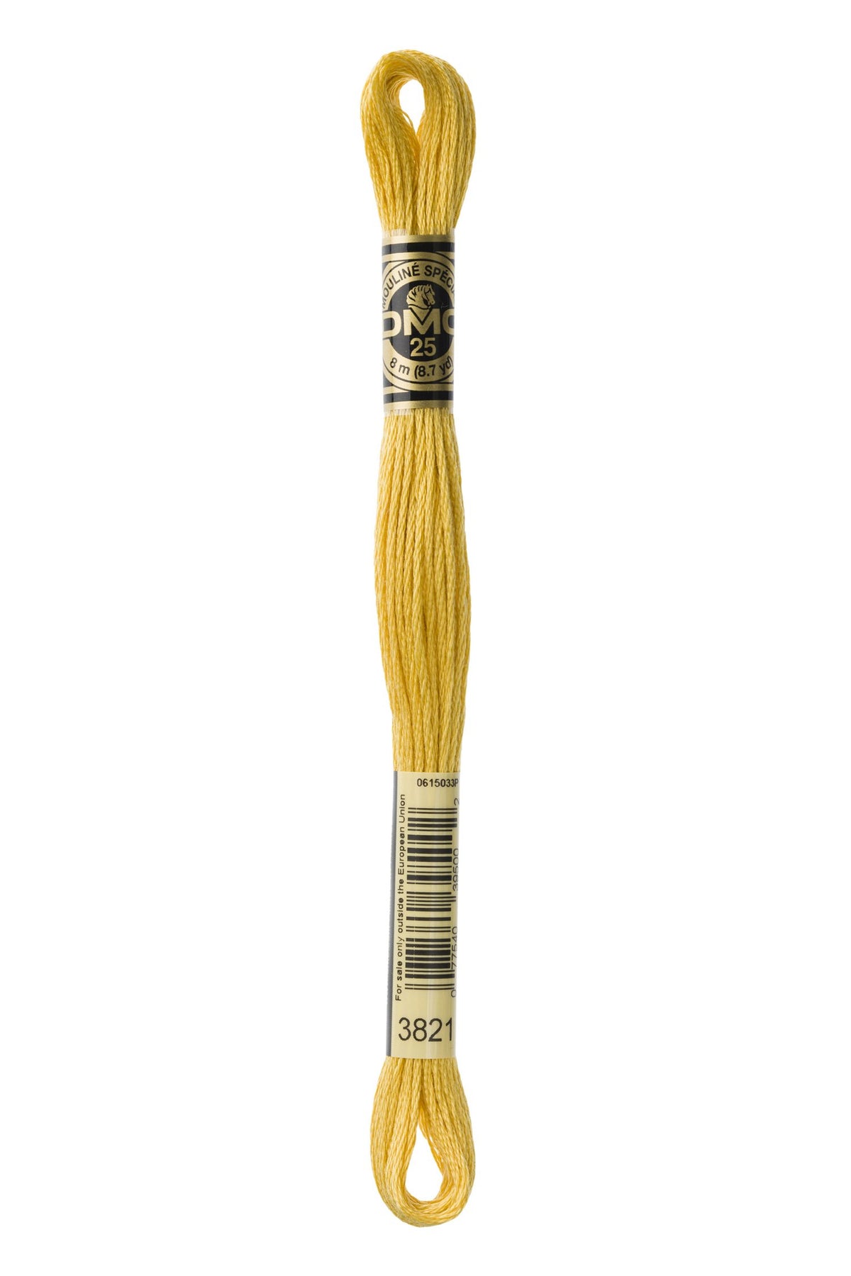 DMC Mouliné Stranded Cotton 3821 Straw
