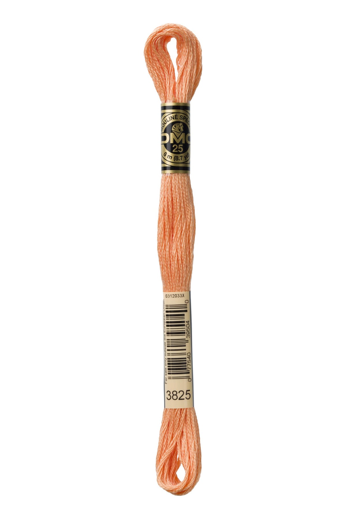 DMC Mouliné Stranded Cotton 3825 Pumpkin Pale