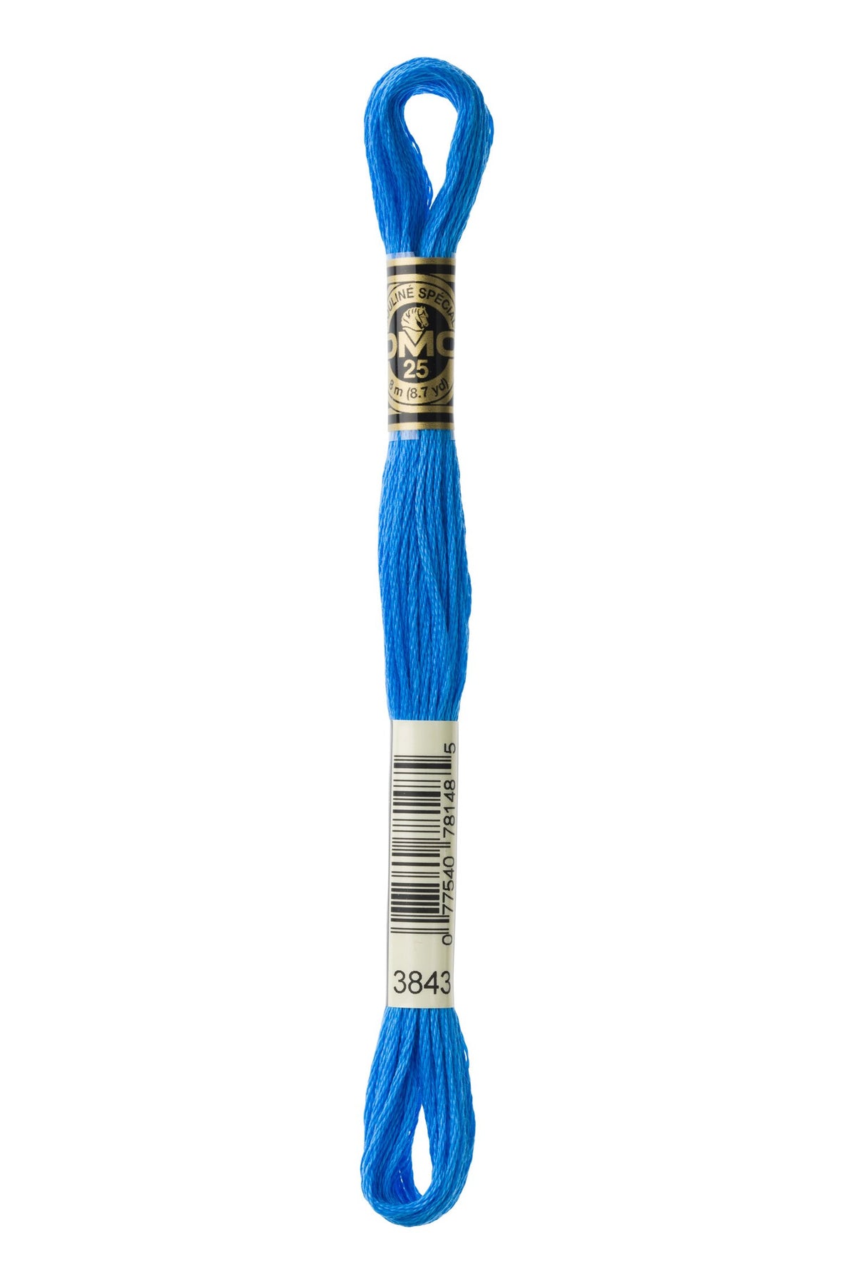 DMC Mouliné Stranded Cotton 3843 Electric Blue