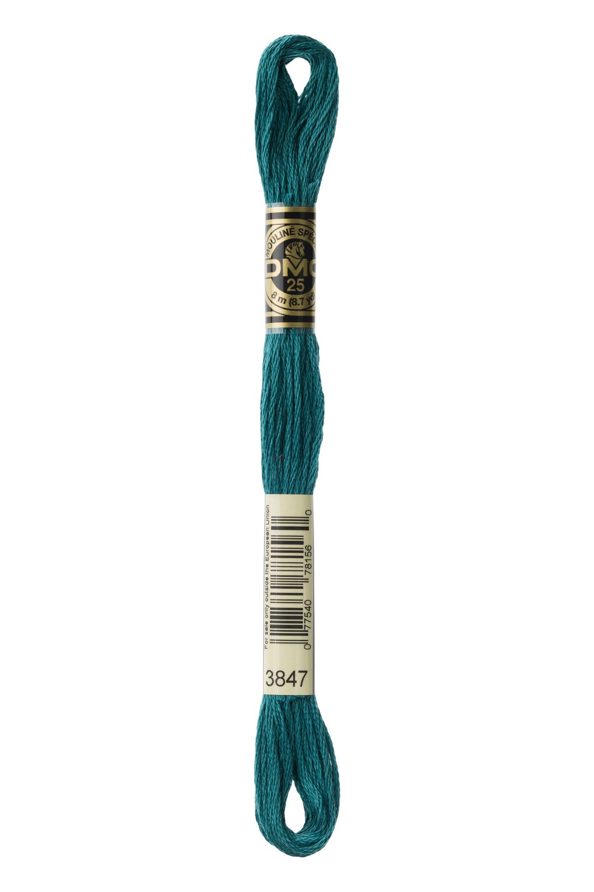 DMC Mouliné Stranded Cotton 3847 Teal Green Dark