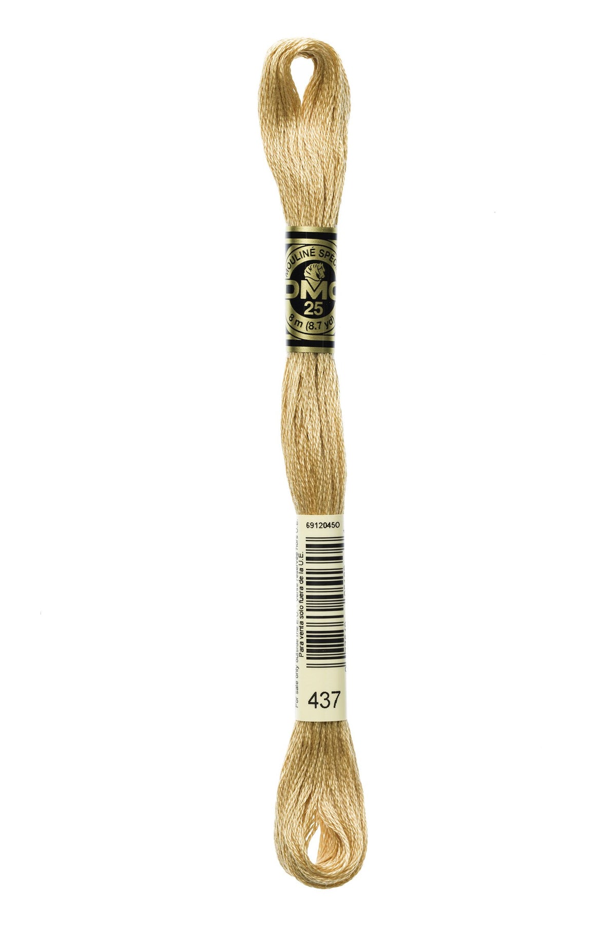 DMC Mouliné Stranded Cotton 437 Tan Light