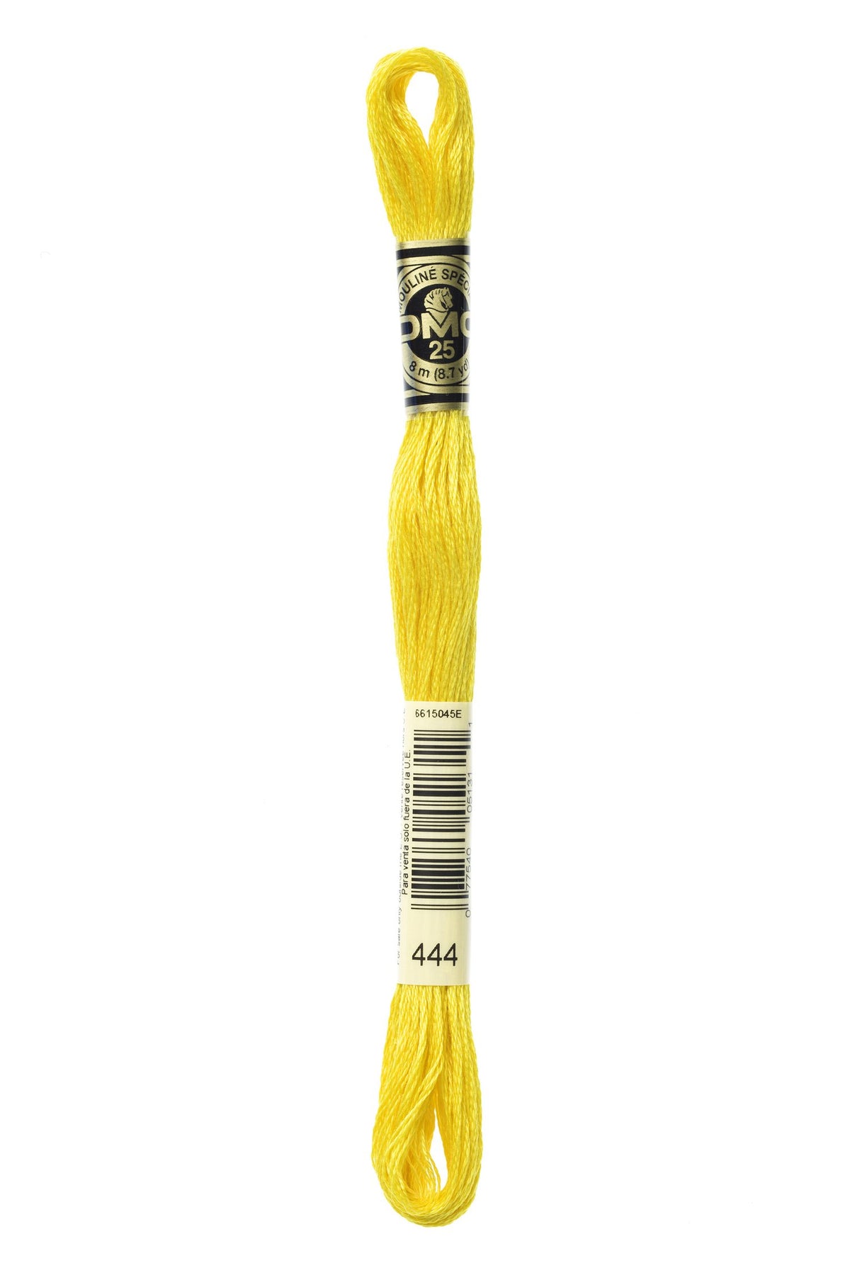 DMC Mouliné Stranded Cotton 444 Lemon Dark