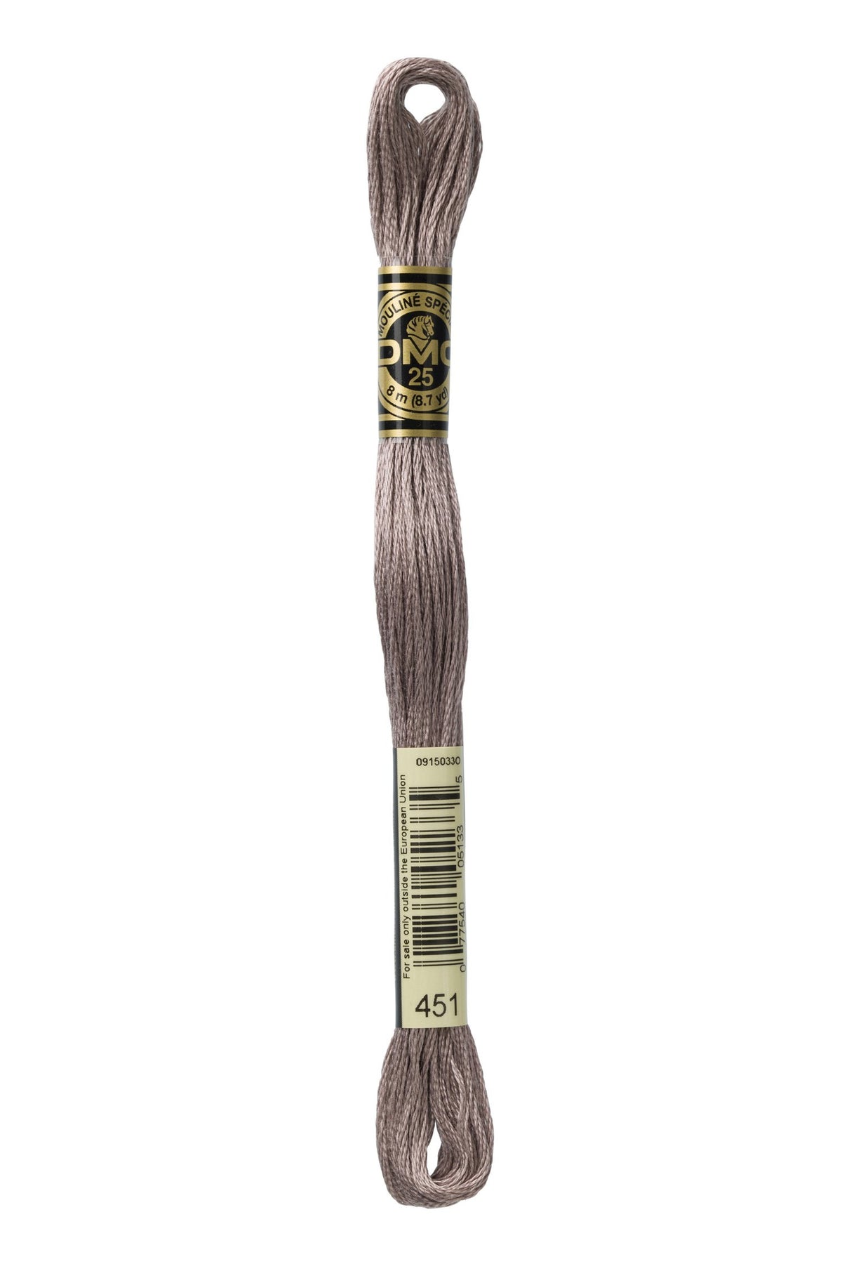 DMC Mouliné Stranded Cotton 451 Shell Gray Dark