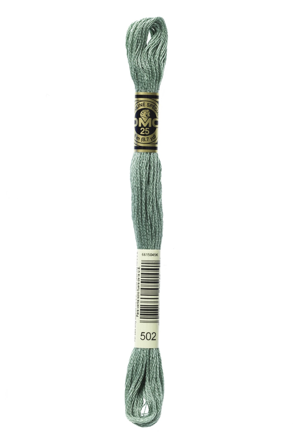 DMC Mouliné Stranded Cotton 502 Blue Green
