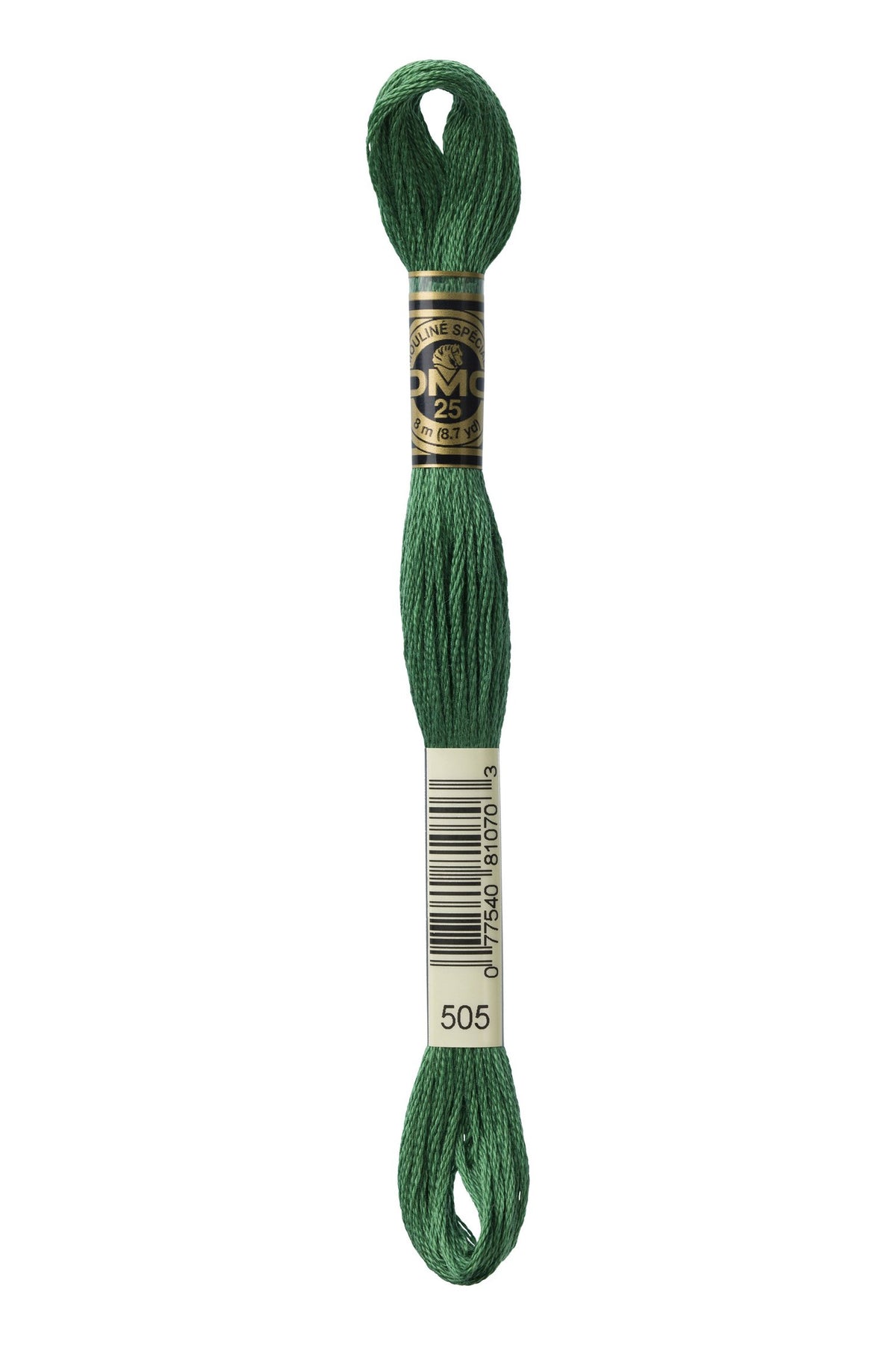 DMC Mouliné Stranded Cotton 505 Jade Green