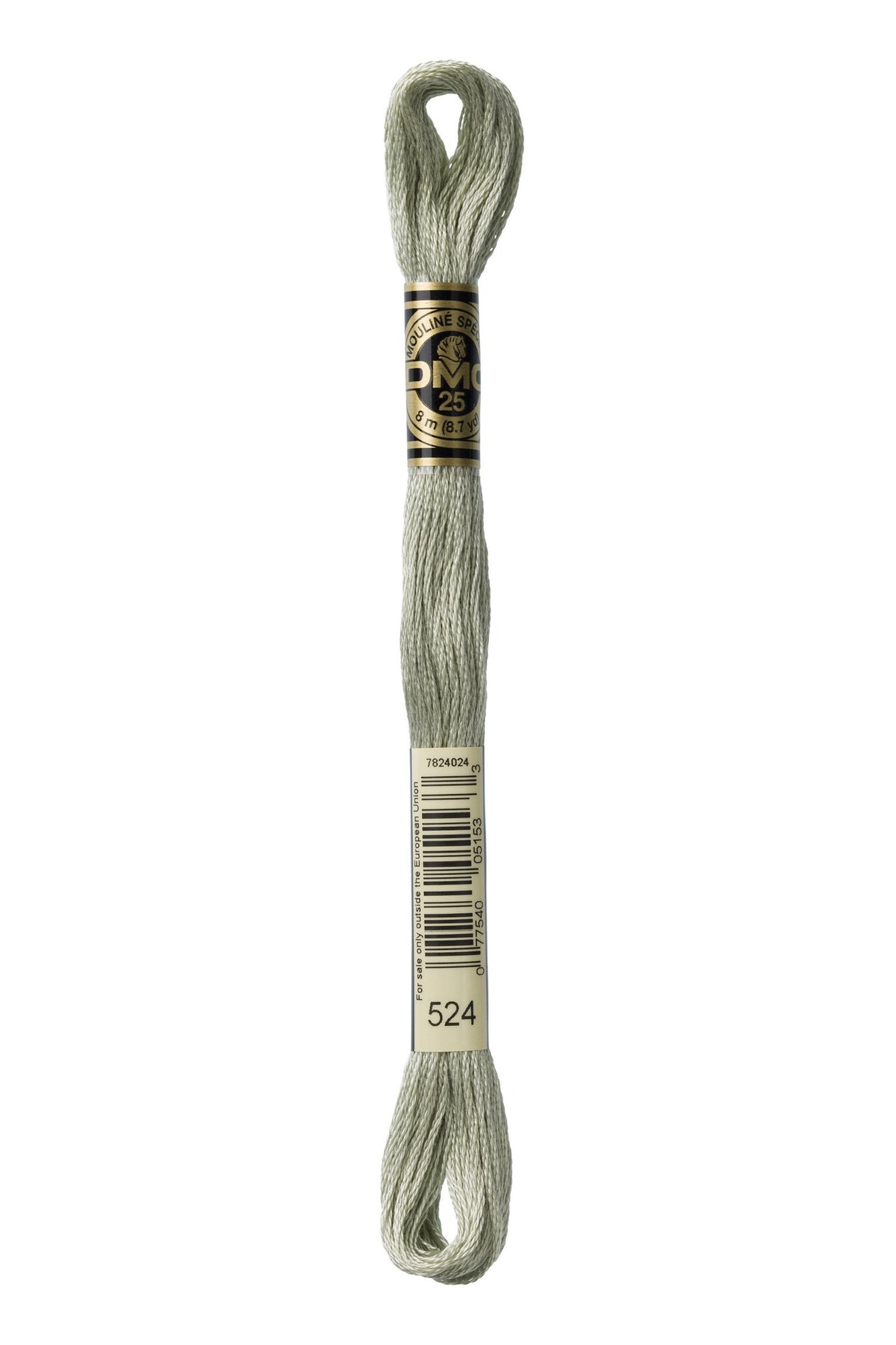 DMC Mouliné Stranded Cotton 524 Fern Green Very Light