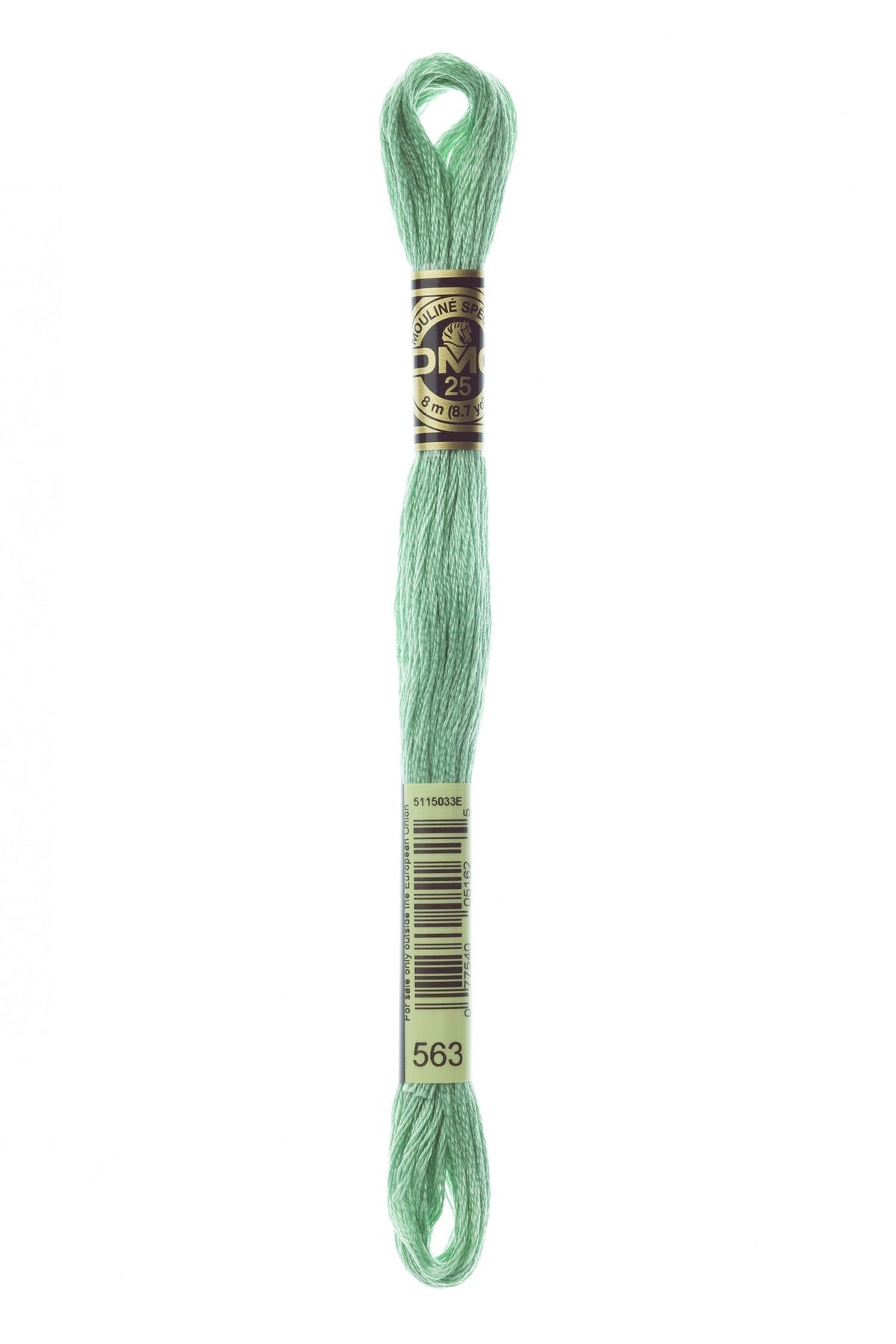 DMC Mouliné Stranded Cotton 563 Jade Light