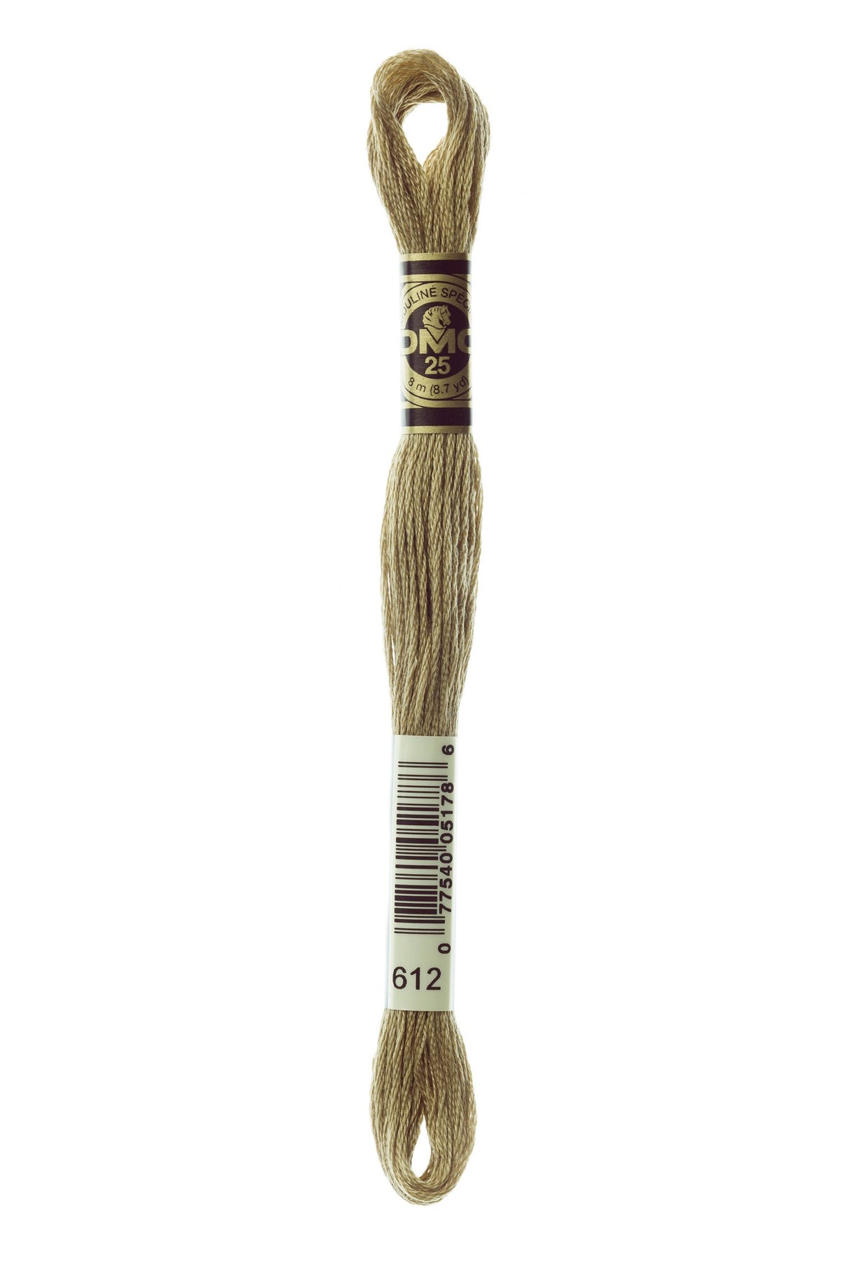 DMC Mouliné Stranded Cotton 612 Drab Brown Light