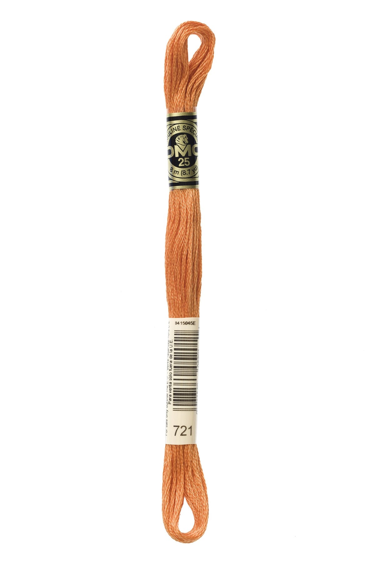 DMC Mouliné Stranded Cotton 721 Orange Spice Medium