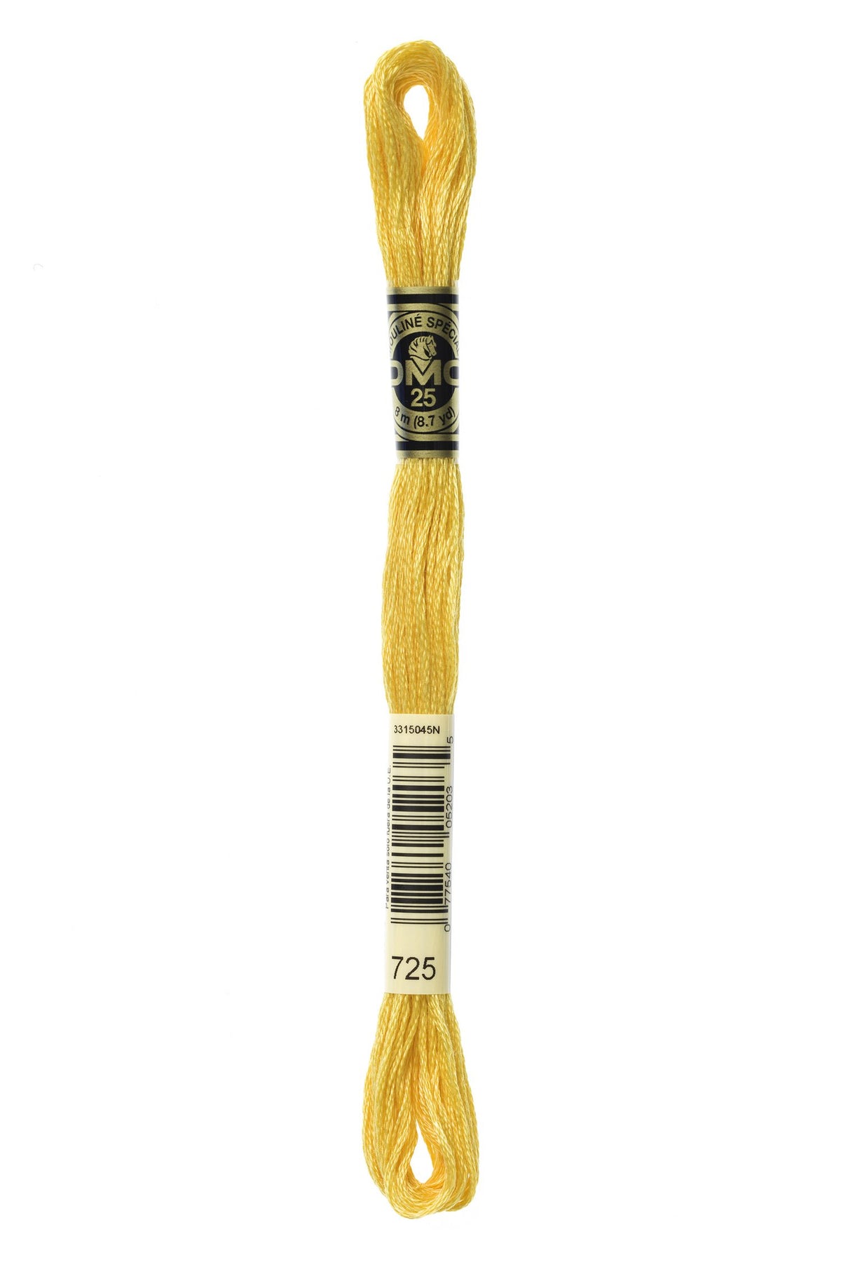 DMC Mouliné Stranded Cotton 725 Topaz Medium Light