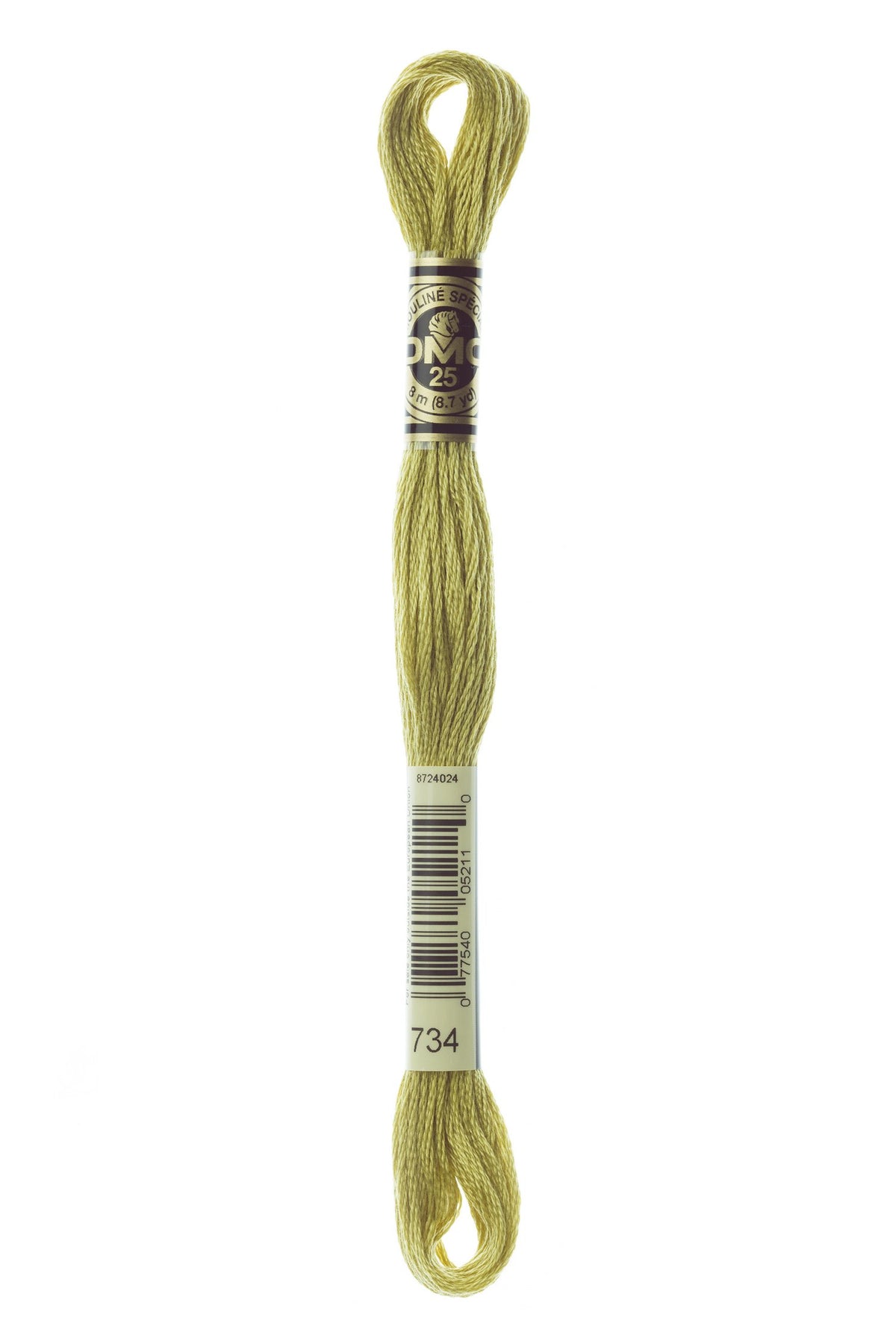 DMC Mouliné Stranded Cotton 734 Olive Green Light